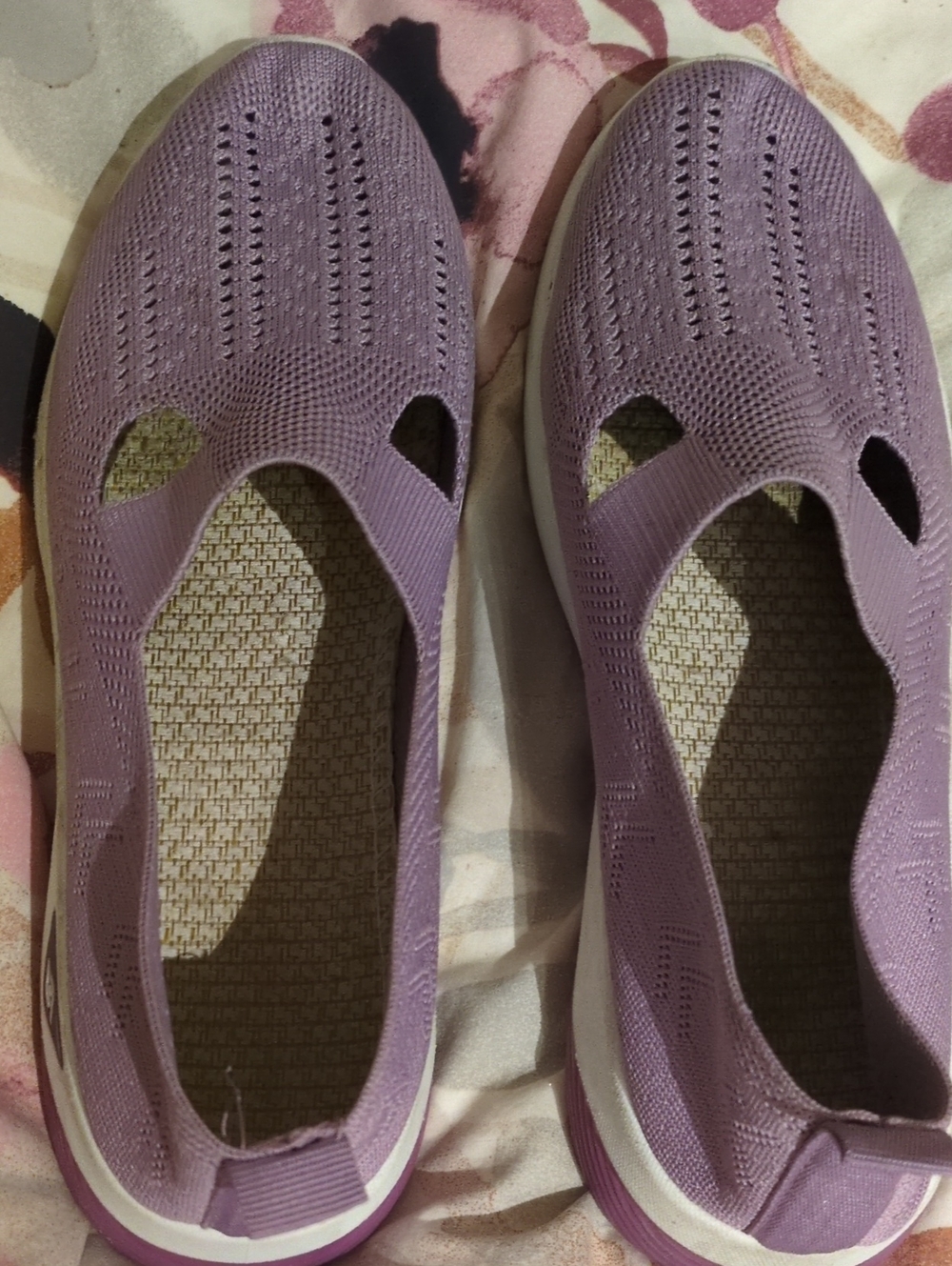 Comfort Knit Slip-On Women’s Shoes in Lavender